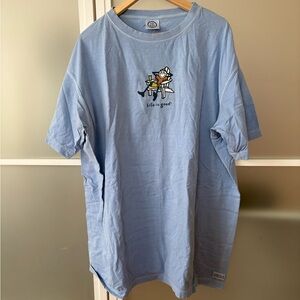 Life is Good Men's Blue Outer Banks T-Shirt size XXL